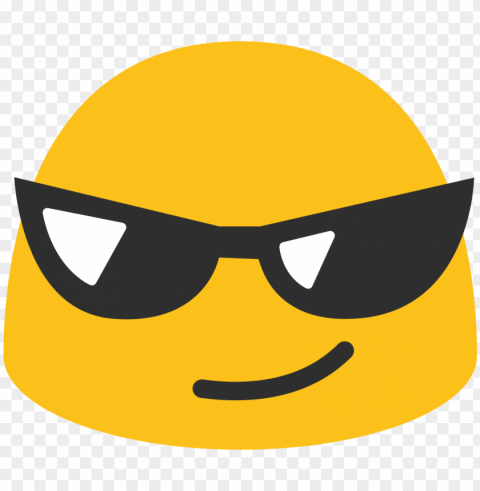 transparent glasses emoji PNG with isolated background