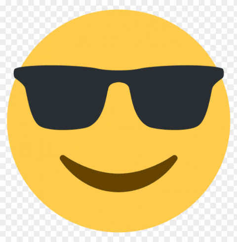transparent glasses emoji PNG for digital design