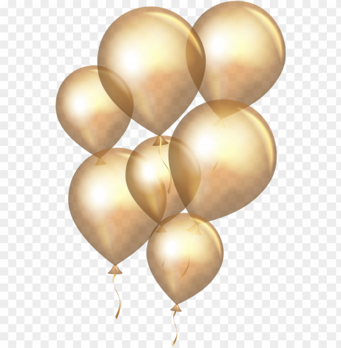 gold balloons clip art - gold and silver balloons Isolated Item with HighResolution Transparent PNG