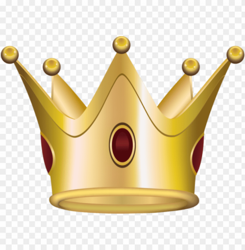  Gold Crown Isolated Object On Transparent Background In PNG