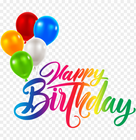  happy birthday Isolated Element on Transparent PNG PNG transparent with Clear Background ID 6b5fa667