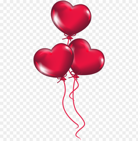  heart balloons clipart - heart balloon clipart Isolated Element with Transparent PNG Background