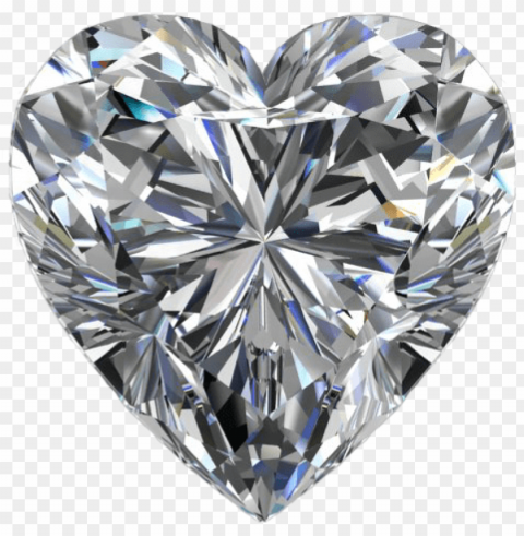  Heart Shaped Diamond Transparent PNG Vectors