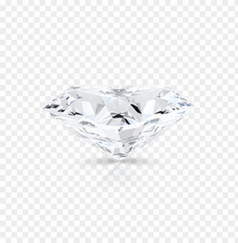 transparent heart shaped diamond Clean Background Isolated PNG Design