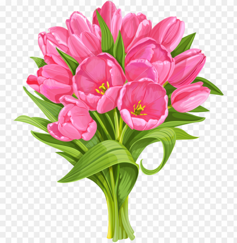 transparent library no background flower cliparts - flower bouquet clipart No-background PNGs