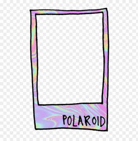 transparent polaroid quote PNG with clear overlay