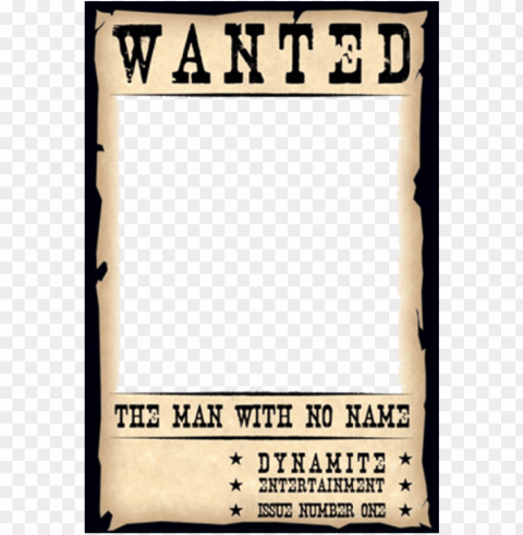 transparent poster wanted - wanted man poster template PNG images free