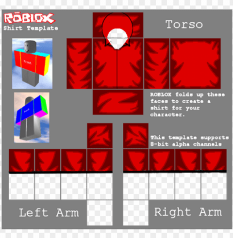 transparent roblox shirt template - roblox police uniform template HighQuality PNG Isolated Illustration