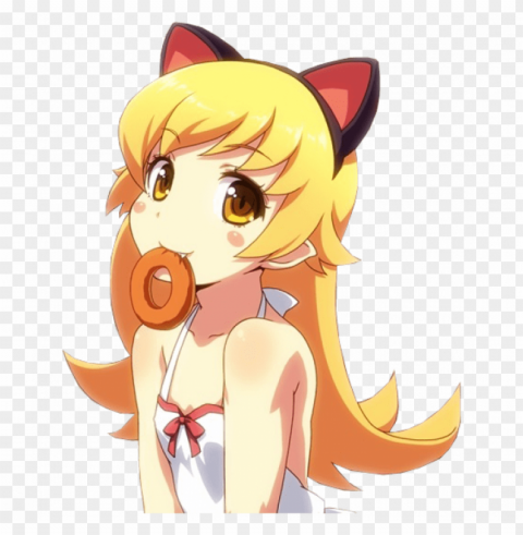  shinobu oshino Isolated Item with Transparent PNG Background