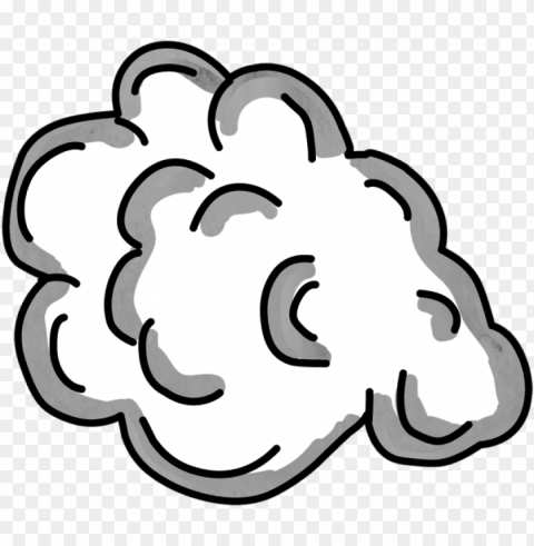  smoke cartoon - cartoon smoke cloud Isolated Design Element in HighQuality Transparent PNG
