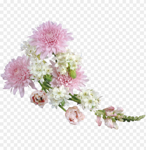 transparent soft flower arrangement clipart - transparent of flowers PNG images with no background necessary