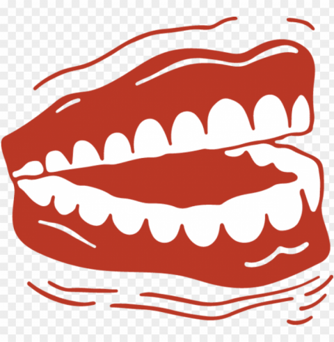 transparent teeth chatter - teeth chattering clip art PNG files with no backdrop wide compilation