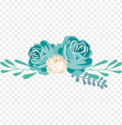 transparent turquoise flowers Clear background PNG images bulk