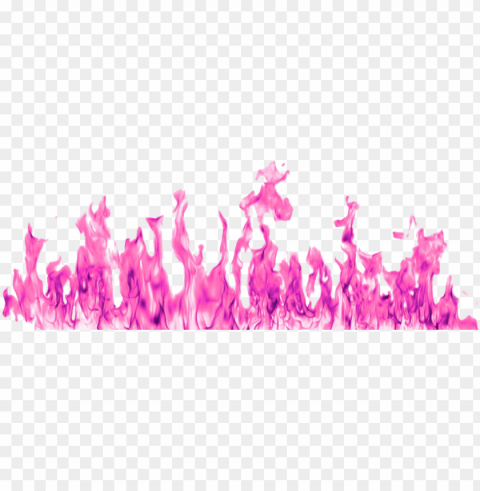  warm and cool pink flames - background fire Transparent PNG Image Isolation