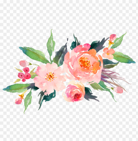  Watercolor Flowers Free PNG Images With Transparent Layers Compilation