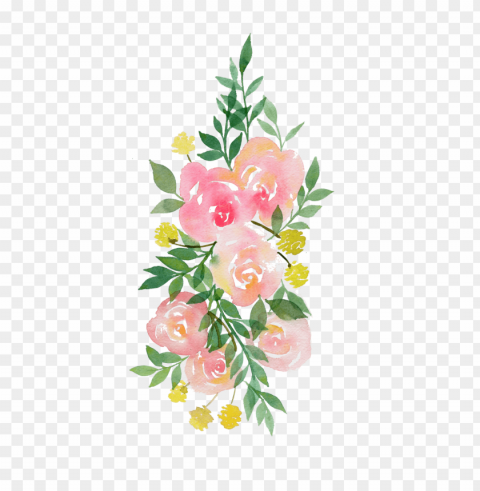 Transparent Watercolor Flowers High-resolution PNG Images With Transparency