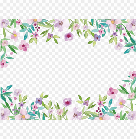  Watercolor Flowers Transparent Background Isolation In PNG Format
