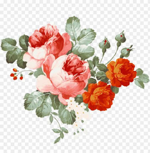  Watercolor Flowers Transparent PNG Isolated Graphic Element