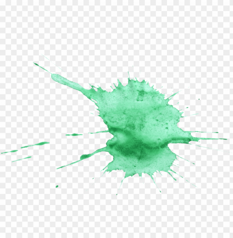 transparent watercolor green - green watercolor splash PNG free download
