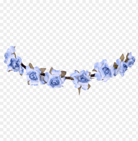 Transparent White Flower Crown PNG For Mobile Apps