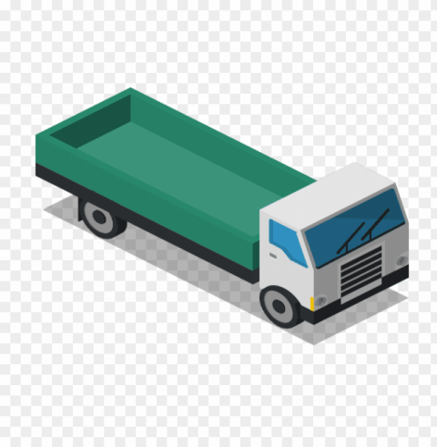 transport truck Isolated Design on Clear Transparent PNG