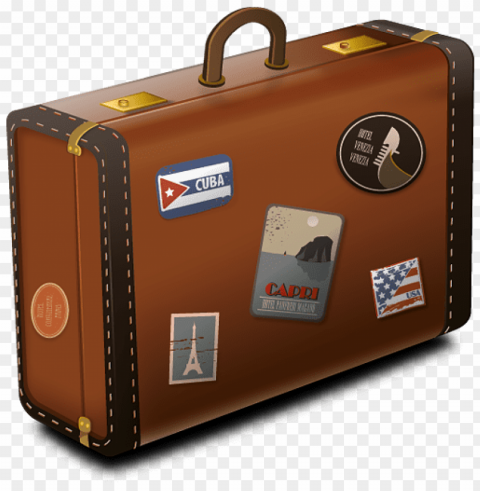 travel bag ClearCut Background PNG Isolation
