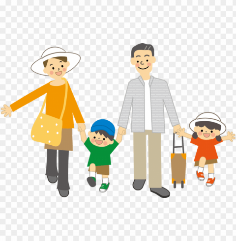 travel family hotel child accommodation - 家族 旅行 イラスト 無料 Clear PNG pictures assortment