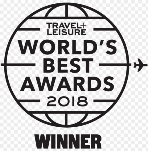 travel leisure world's best logo - travel and leisure 2018 awards PNG Graphic with Transparent Background Isolation PNG transparent with Clear Background ID 38537f02