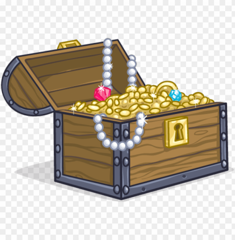 treasure chest image background - pirate treasure chest cartoo HighQuality Transparent PNG Object Isolation