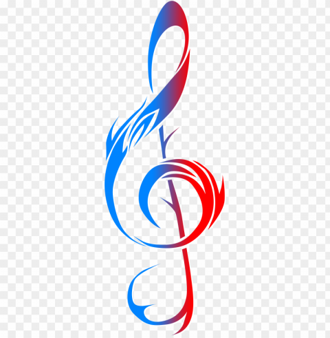 treble clef store susan ewing - tribal music note tattoo PNG Isolated Illustration with Clear Background PNG transparent with Clear Background ID f2928566