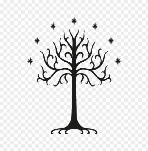 tree of gondor vector logo free download PNG images with transparent canvas compilation