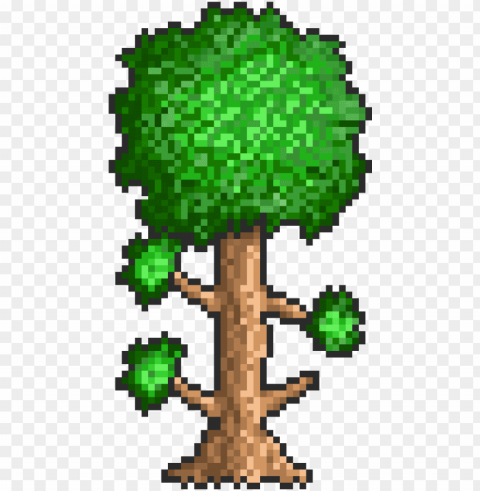 tree - terraria tree logo Transparent Cutout PNG Graphic Isolation