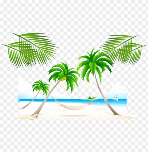 trees on the beach clipart Transparent PNG image PNG transparent with Clear Background ID 25f906a5