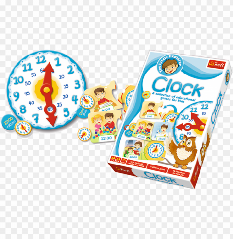 trefl clock puzzle game - 5900511013306 Transparent Background PNG Isolated Pattern