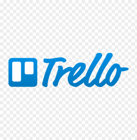 trello logo vector Transparent Background Isolation of PNG