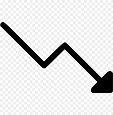 Trending Down Arrow PNG Images With No Background Needed