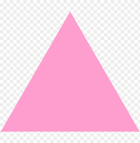 triangle transparent translucent - pink triangle Clear Background PNG Isolated Subject