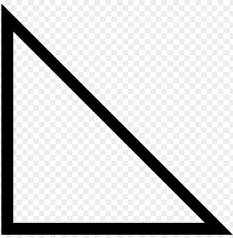 triangles - right angled triangle shape PNG for business use