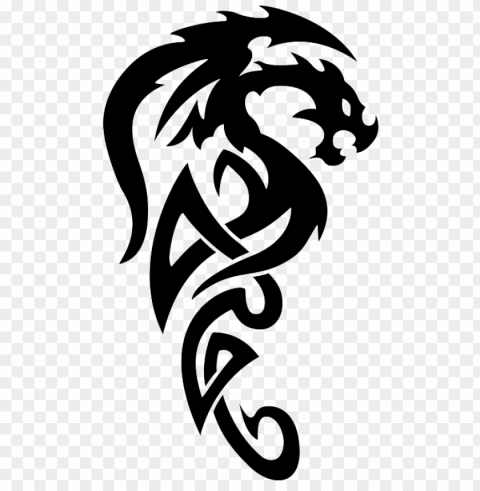 tribal tattoo tiger wave PNG with transparent background for free