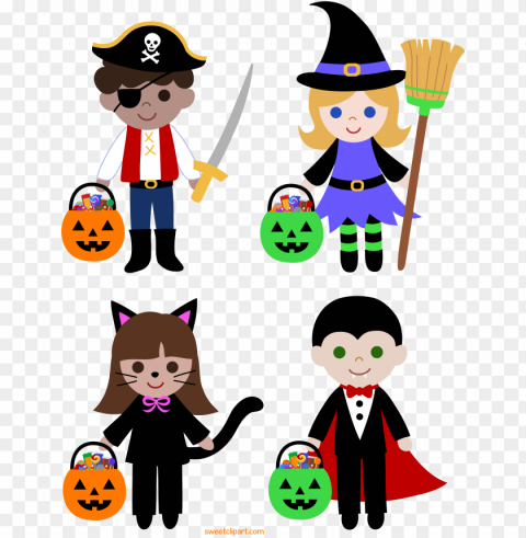 trick or treat clipart - clip art halloween trick or treaters PNG images with transparent canvas comprehensive compilation PNG transparent with Clear Background ID be2fcc8d