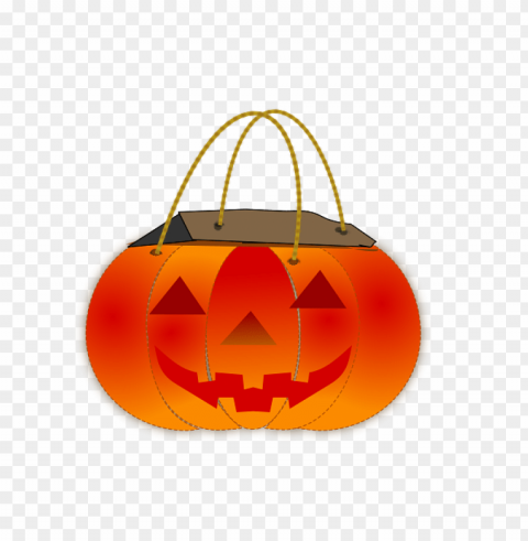 trick or treat pumpkin basket Free download PNG with alpha channel