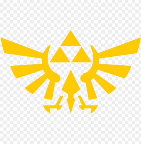 triforce vector by raynebowdash7-d5lx4z4 - zelda triforce Clean Background Isolated PNG Illustration