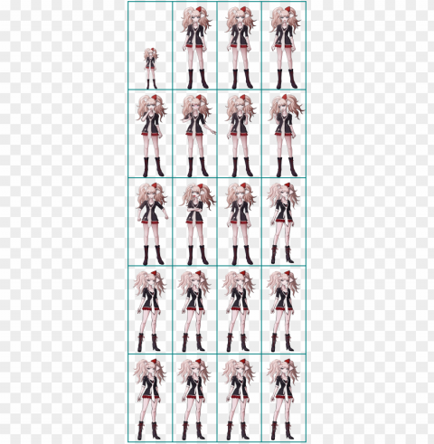 trigger happy havoc - dangan ronpa junko enoshima cosplay costumewithout PNG Graphic Isolated on Transparent Background