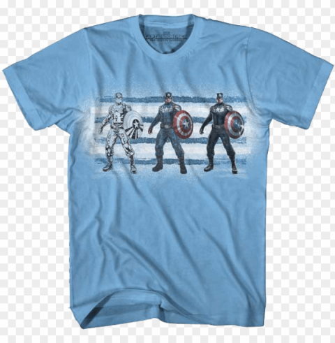 triple captain america winter soldier t shirt - minecraft captain america shirt PNG graphics with clear alpha channel broad selection