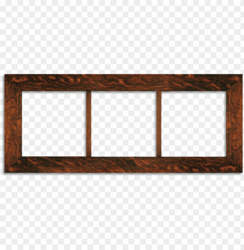 triple craftsman oak 2-inch oak park frame - picture frame PNG for blog use