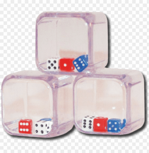 triple dice - dice Transparent PNG Isolated Graphic Detail