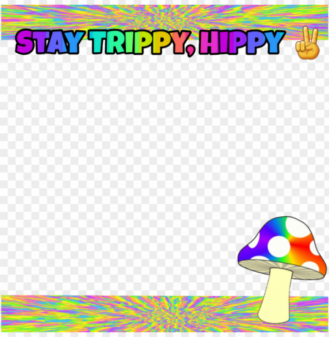 #trippyhippy #trippy #hippy #hippie #mushroom #rainbow - mushroom PNG transparent backgrounds PNG transparent with Clear Background ID 67153b9b