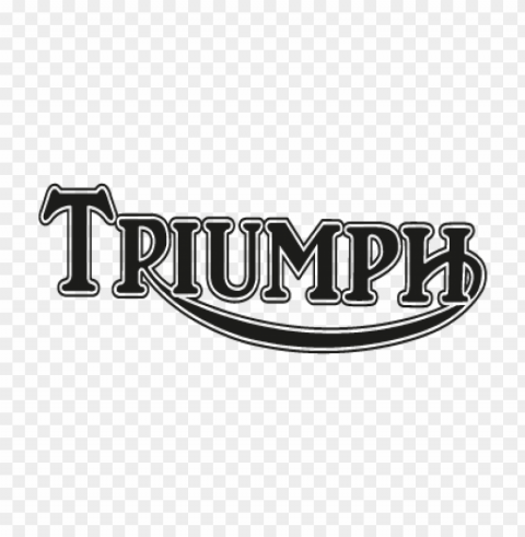 triumph engineering vector logo free Transparent PNG Isolated Item with Detail