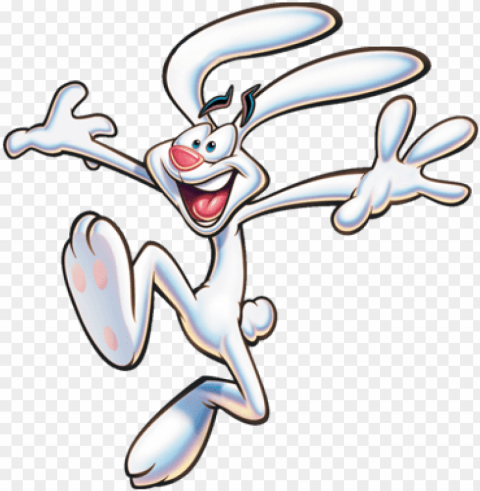 trix rabbit Isolated Artwork with Clear Background in PNG