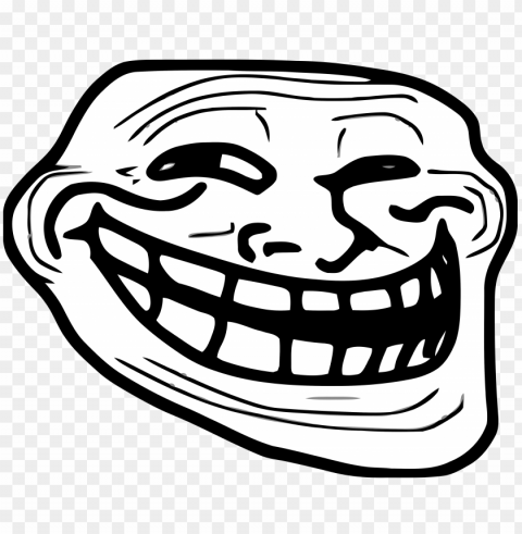 troll face Isolated Icon on Transparent Background PNG